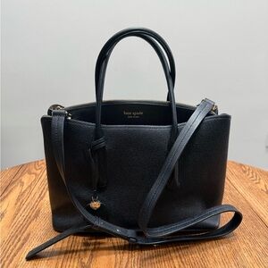 Kate Spade Black Leather Satchel